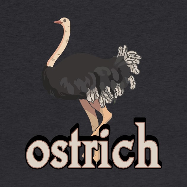 ostrich tshirt design by Codyaldy